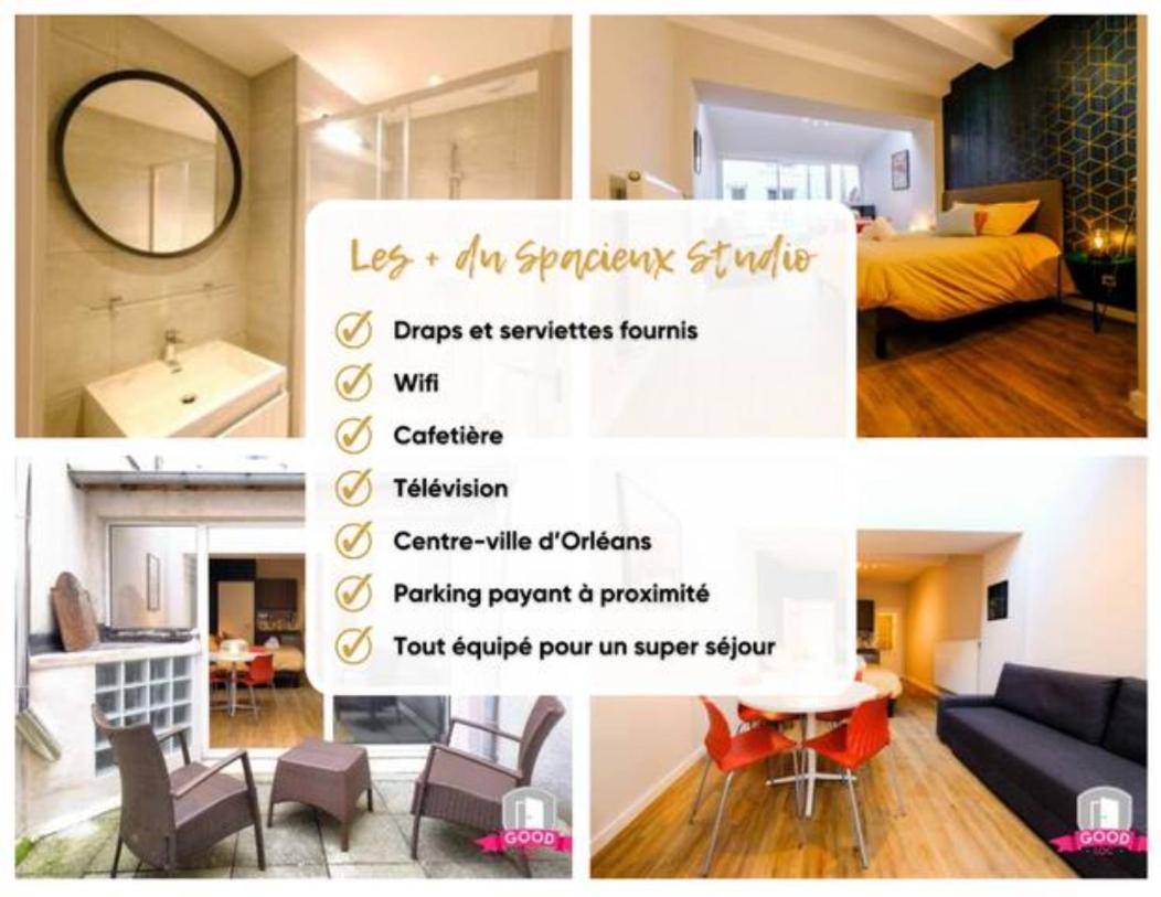 Spacieux Studio Neuf Orleans Centre Apartment Екстериор снимка